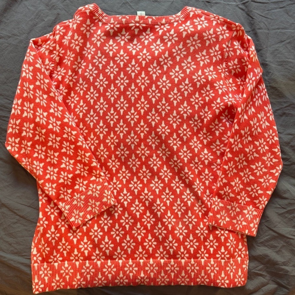 Sahalie Anthropologie Cardigan Womens M Embroidered Button Front Cotton Boho - Picture 6 of 8